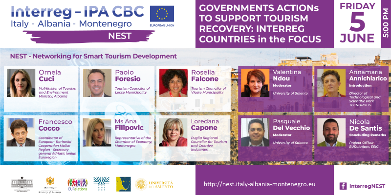 An online debate between Public Authorities’ representatives has been organized by project NEST, with focus on Interreg countries. 