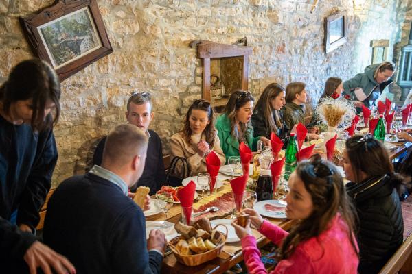 Lunch at Stone Village of Zlijebi
